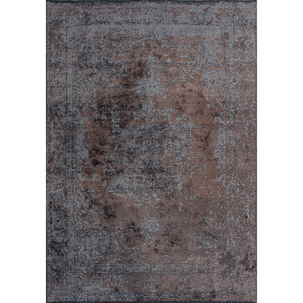 Borough Wharf Warleigh Oriental Machine Woven 240cm X 340cm Grey Indoor